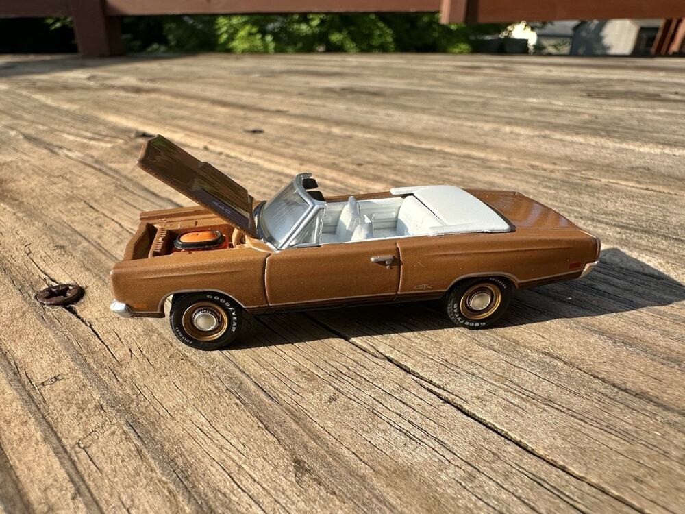 GREENLIGHT - BARRETT-JACKSON - 1969 PLYMOUTH GTX CONVERTIBLE - 1/64 DIECAST